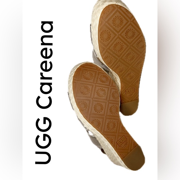 SB17 UGG Women’s Careena Ankle-Strap Espadrille Platform Sandals US Size 9.5 M - Picture 8 of 11